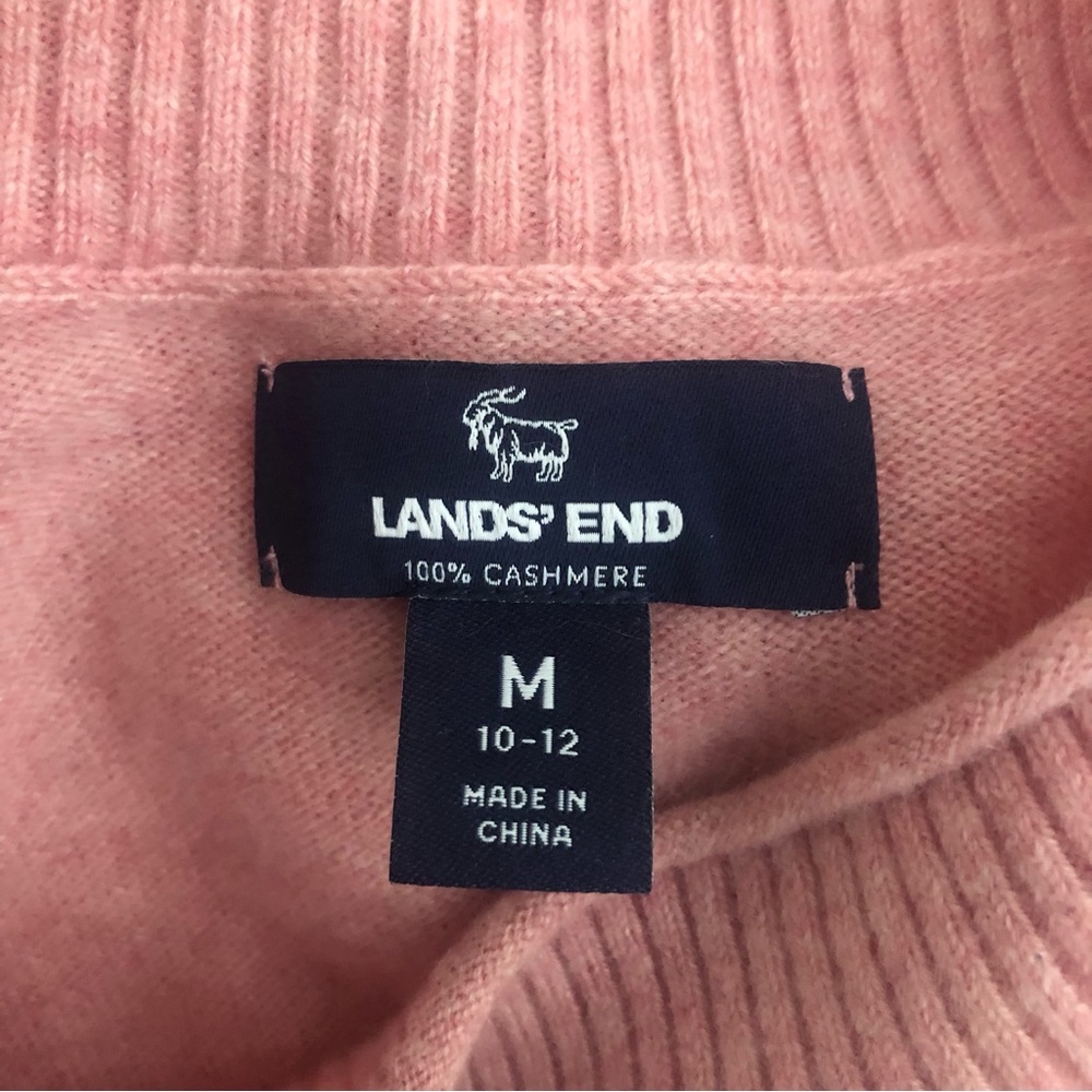 Lands' End Pink Crew Neck Sweater - Picture 6 of 10